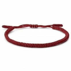 Waykins Adjustable Red Nylon Lucky Knot Bracelet 11 Waykins Adjustable Red Nylon Lucky Knot Bracelet -MEN'S BRACELETS Sales Store 4 1 85c85385769240c17fe06aec6104164e 2