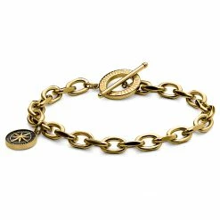 Arkai Atlas | Gold-tone North Star Charm Bracelet