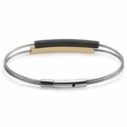 Lucleon Black & Gold-Tone Stainless Steel Bracelet 8 Lucleon Black & Gold-Tone Stainless Steel Bracelet -MEN'S BRACELETS Sales Store 4 2.94bc302a199e1dff0080b636f831d16c