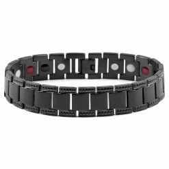Fort Tempus Black Titanium Link Chain Bracelet