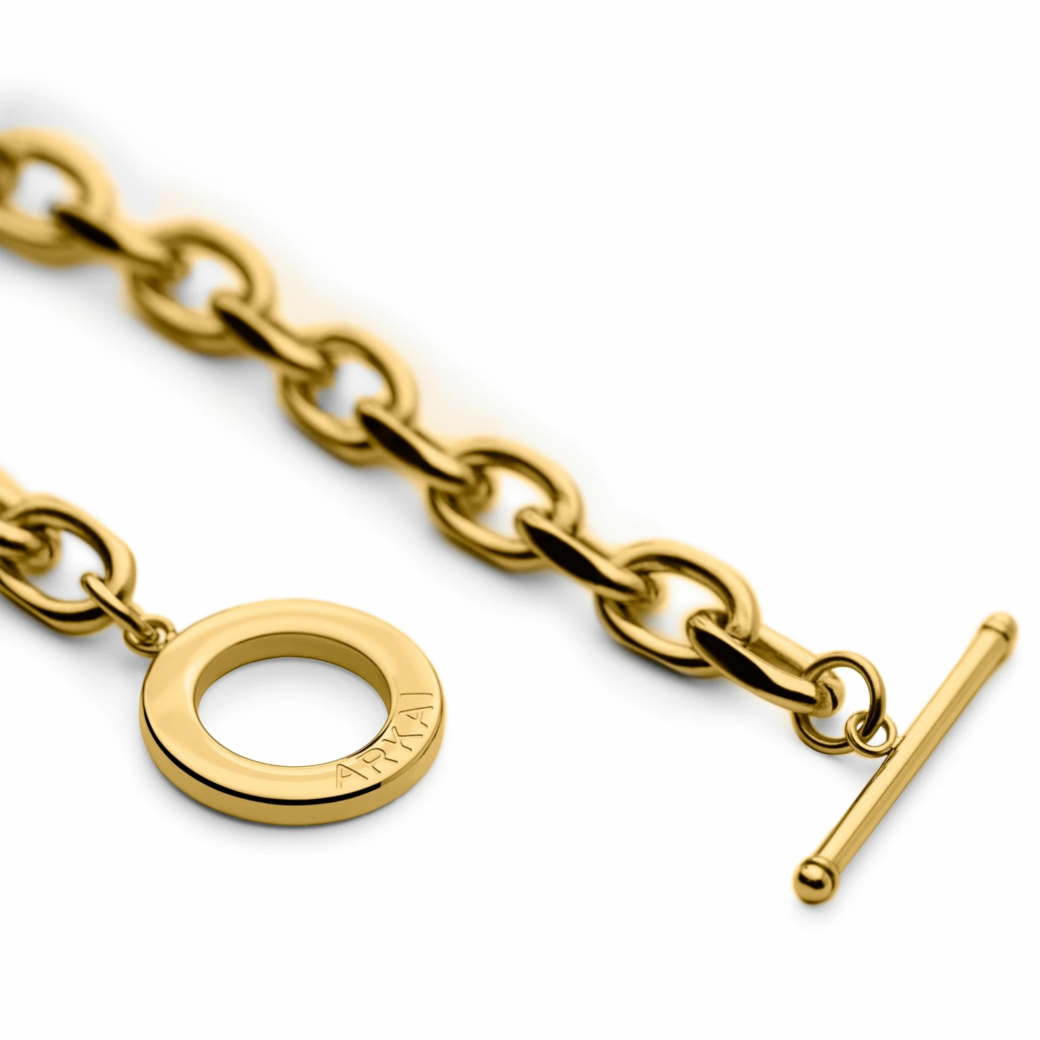 Arkai Atlas | Gold-tone Azurmalachite Charm Bracelet 6 Arkai Atlas | Gold-tone Azurmalachite Charm Bracelet - Image 6