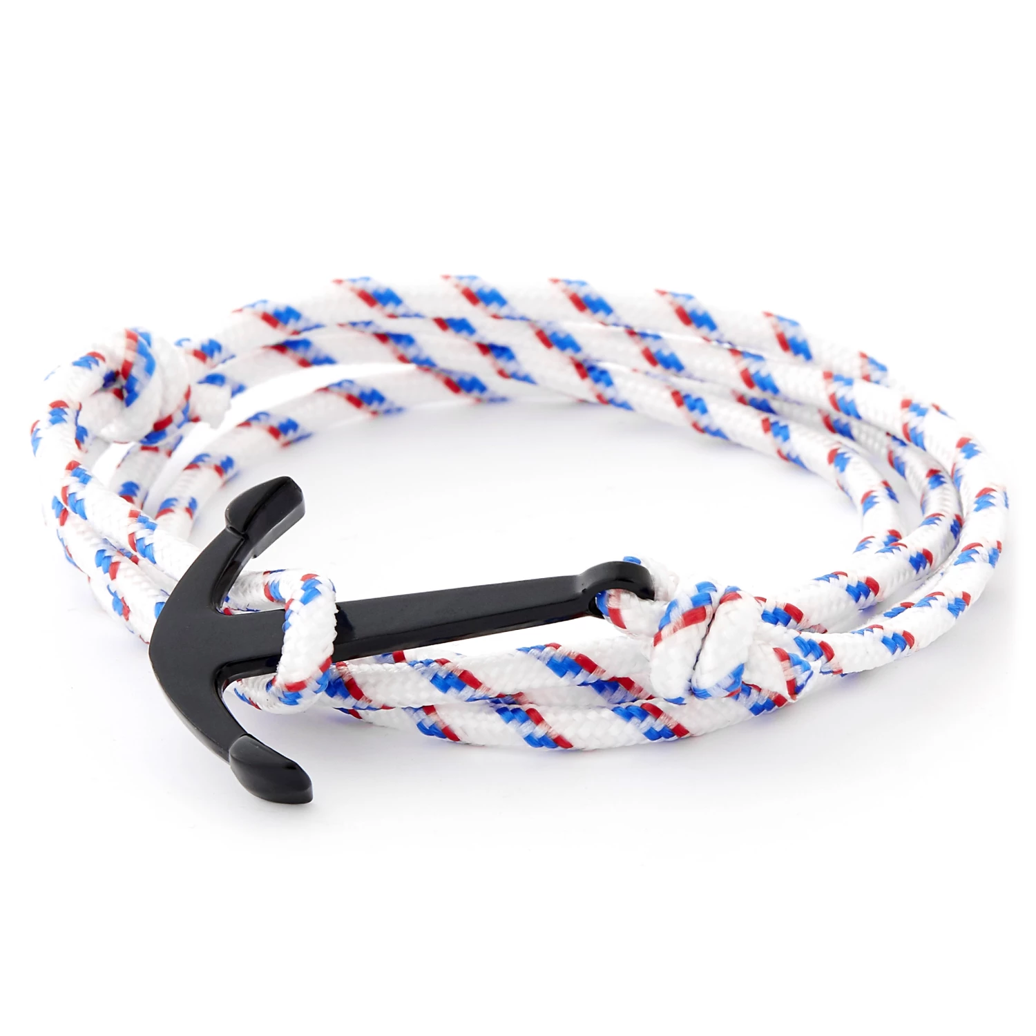 Tailor Toki White & Black Anchor Bracelet 1 Tailor Toki White & Black Anchor Bracelet