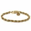 Lucleon Amager | 6mm Gold-Tone Stainless Steel Rope Chain Bracelet