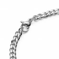 Lucleon 1/8" (3 mm) Silver-Tone Chain Bracelet -MEN'S BRACELETS Sales Store 5 3.dbe49dae8092a00767d480ba121f6f7c 3