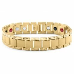 Fort Tempus Gold-Tone Titanium Link Chain Bracelet