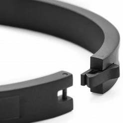 Lucleon Arie | Black Stainless Steel Numeral Bangle Bracelet -MEN'S BRACELETS Sales Store 5 4 no