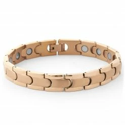 Fort Tempus Rose Gold-Tone Stainless Steel Link Chain Bracelet