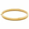 Lucleon Arie | Gold-Tone Stainless Steel Bangle Bracelet