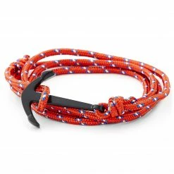 Tailor Toki Red & Black Anchor Bracelet