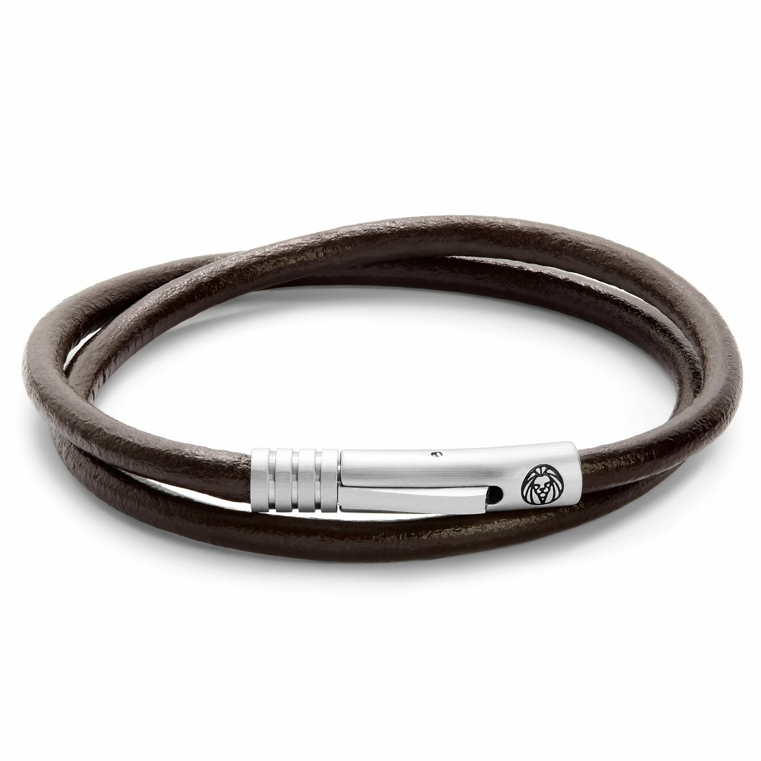Lucleon Collins | Simple Brown Leather Wrap Around Cord Bracelet 1 Lucleon Collins | Simple Brown Leather Wrap Around Cord Bracelet