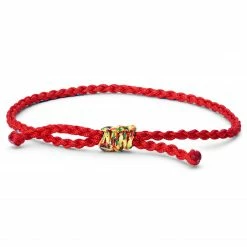 Waykins Blue & Red Braided Nylon Lucky Knot Bracelet Set -MEN'S BRACELETS Sales Store 7 2 beb15ffe8eaeebddb56caf26a16f5416