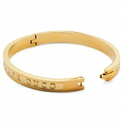 Lucleon Arie | Gold-Tone Stainless Steel Duco Bangle Bracelet -MEN'S BRACELETS Sales Store 8 3 dukk