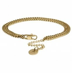 Arkai Rico | Gold-Tone Double Curb Chain Bracelet -MEN'S BRACELETS Sales Store 9 1.9ccd93ebd077ce24f8c2b06fd633c756 3