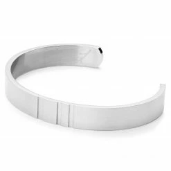 Sidegren Silver-Tone Stainless Steel Cuff Bracelet 5 Sidegren Silver-Tone Stainless Steel Cuff Bracelet -MEN'S BRACELETS Sales Store 9 3.6ea2606969bbe7d8476d03d489a46675