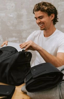 Lucleon Roy | Dark & Black Leather & Steel Single Strap Bracelet -MEN'S BRACELETS Sales Store billed 1 438 1