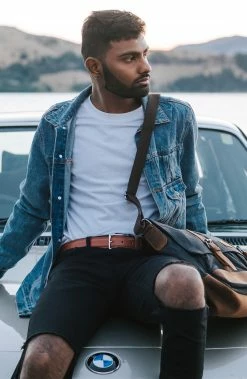 Lucleon Brown Agate & Black Wooden Bracelet Set -MEN'S BRACELETS Sales Store billed 1 459