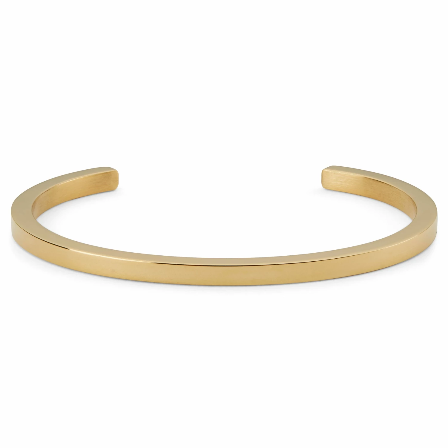 Lucleon Thin Gold-Tone Cuff Bracelet 1 Lucleon Thin Gold-Tone Cuff Bracelet
