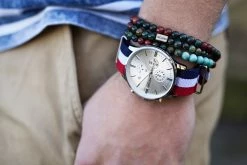 Lucleon Wrap-around Multicolor Natural Stone Bead Bracelet -MEN'S BRACELETS Sales Store img 1598 knotless