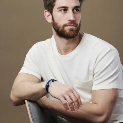 Tailor Toki Cobalt Blue & Silver-Tone Anchor Bracelet -MEN'S BRACELETS Sales Store jwm megashoot brace 1 11168 b