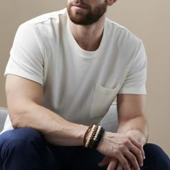 Collin Rowe Black, Brown & Cream Natural Wooden Bracelet Set -MEN'S BRACELETS Sales Store jwm megashoot brace 1 4632