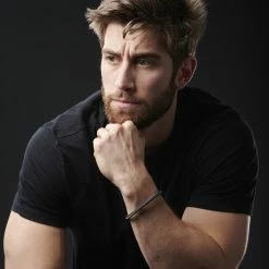 Lucleon Black & Silver-Tone Stainless Steel Cable Bracelet 10 Lucleon Black & Silver-Tone Stainless Steel Cable Bracelet -MEN'S BRACELETS Sales Store jwm megashoot brace 1 9723 1