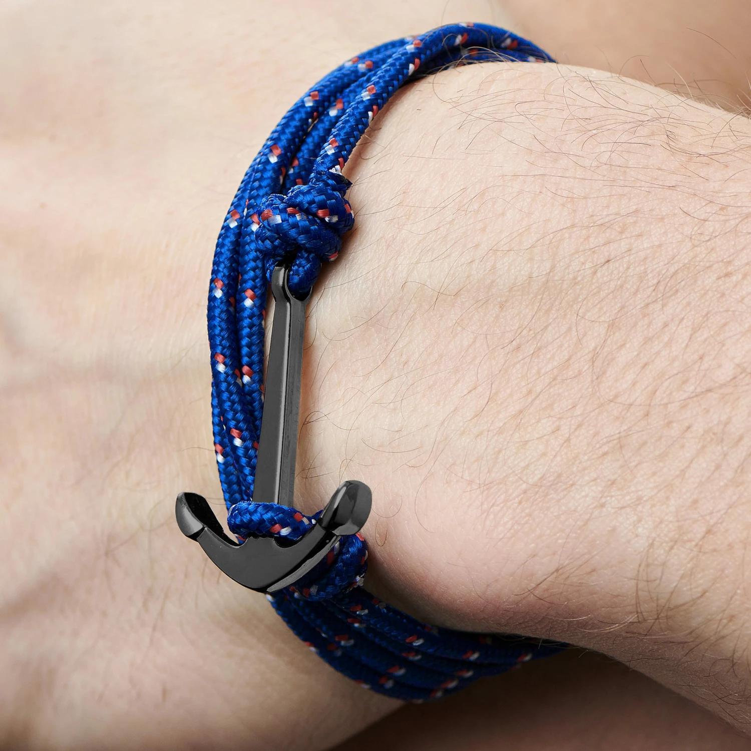 Tailor Toki Cobalt Blue & Black Anchor Bracelet 6 Tailor Toki Cobalt Blue & Black Anchor Bracelet - Image 6