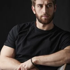 Lucleon 6mm Black Stainless Steel Curb Chain Bracelet -MEN'S BRACELETS Sales Store jwm megashoot brace 2 15081 1