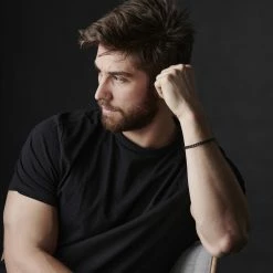 Lucleon 6mm Black Stainless Steel Curb Chain Bracelet -MEN'S BRACELETS Sales Store jwm megashoot brace 3 15081 1