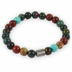 Lucleon Multicolor Natural Stone Bead Bracelet