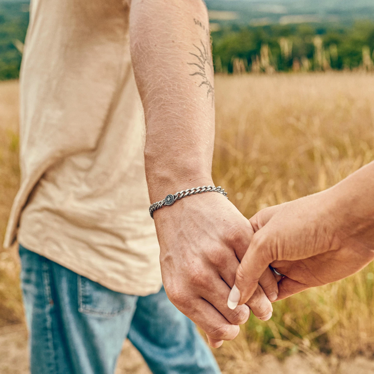 Arkai Atlas | Silver-tone Stainless Steel North Star Bracelet 3 Arkai Atlas | Silver-tone Stainless Steel North Star Bracelet - Image 3