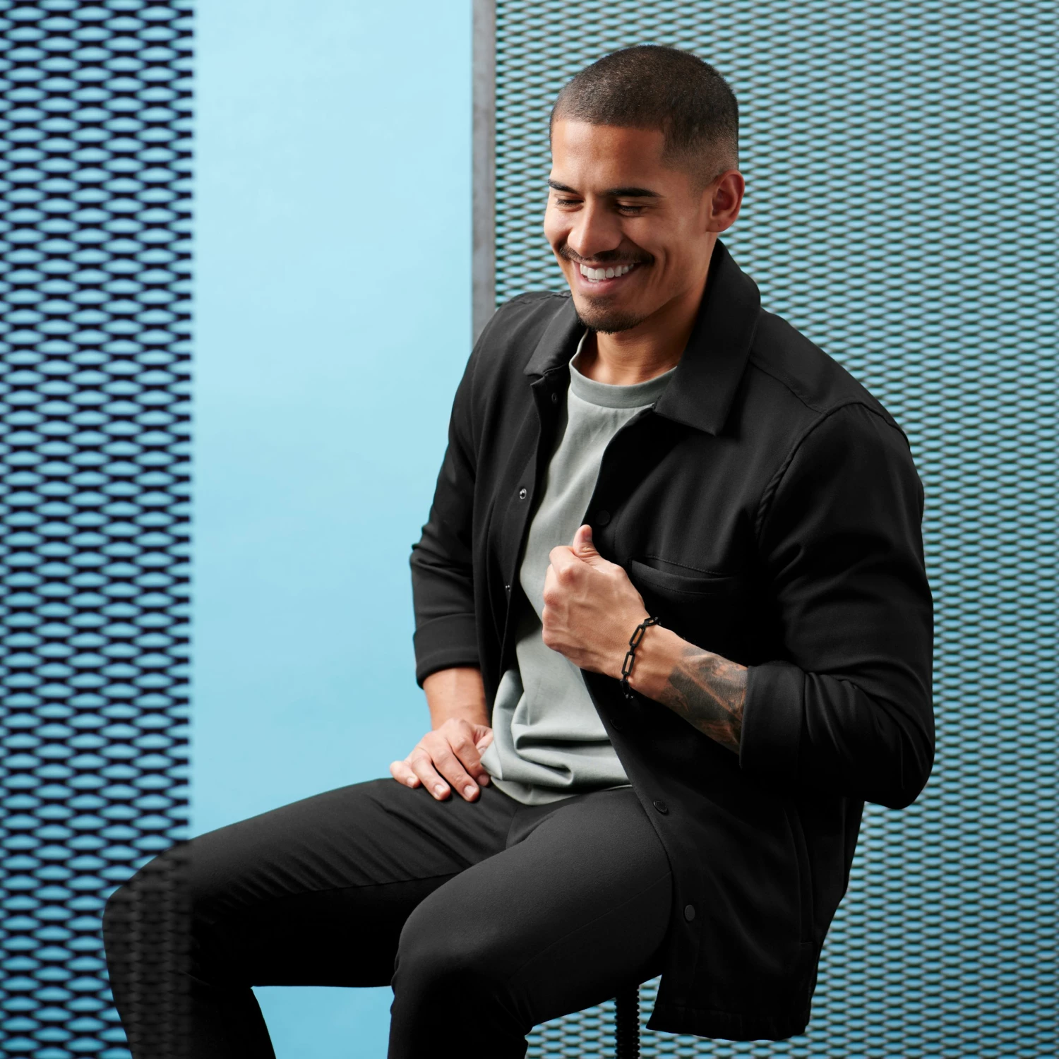 Lucleon Amager | Gunmetal Stainless Steel Cable Chain Bracelet 5 Lucleon Amager | Gunmetal Stainless Steel Cable Chain Bracelet - Image 5