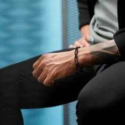 Lucleon Amager | Gunmetal Stainless Steel Cable Chain Bracelet 9 Lucleon Amager | Gunmetal Stainless Steel Cable Chain Bracelet -MEN'S BRACELETS Sales Store rst acpa collectionpage black 23085 bjarkejohansen 2 2