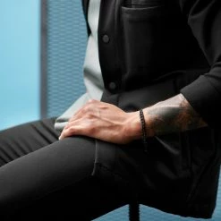 Lucleon Amager | Gunmetal Stainless Steel Curb Chain Bracelet -MEN'S BRACELETS Sales Store rst acpa collectionpage black 23194 bjarkejohansen 1