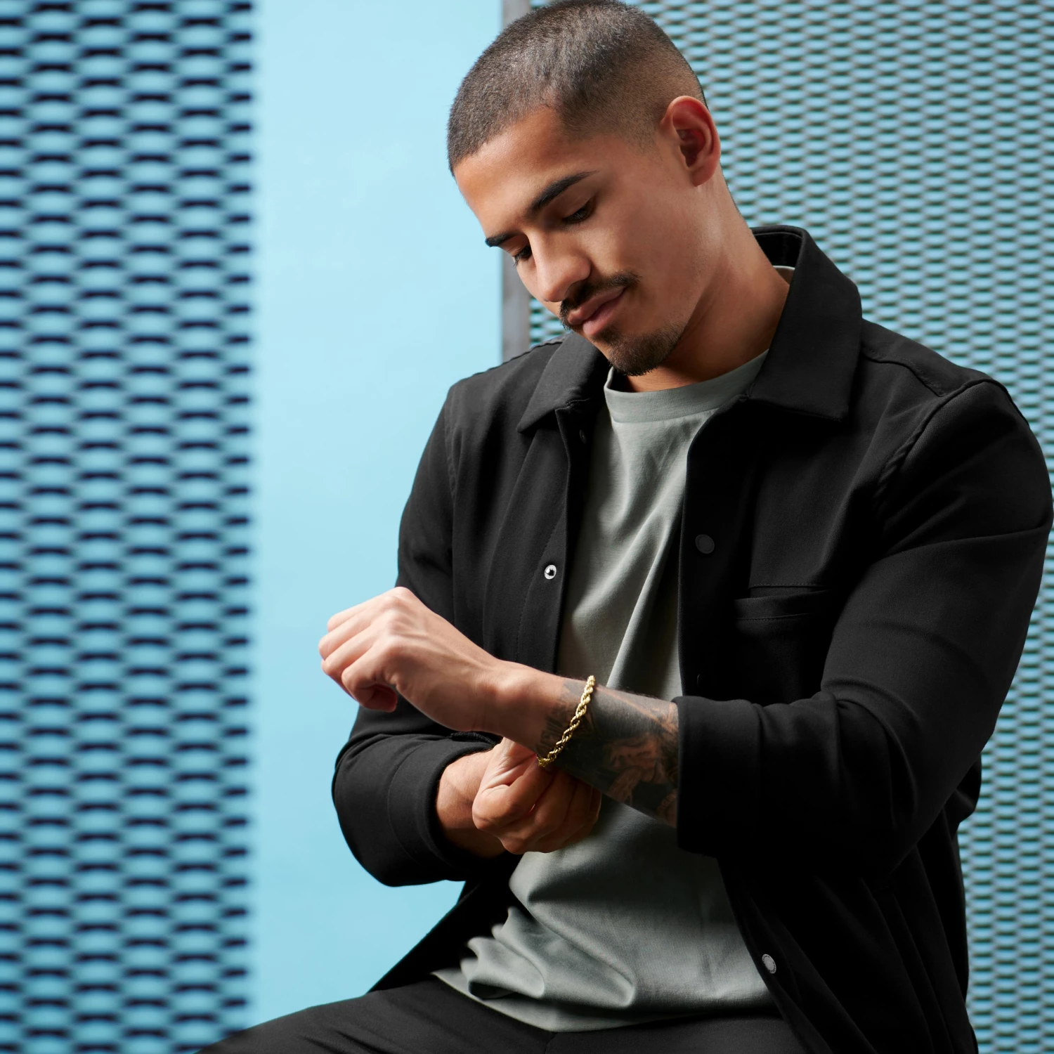 Lucleon Amager | 6mm Gold-Tone Stainless Steel Rope Chain Bracelet 4 Lucleon Amager | 6mm Gold-Tone Stainless Steel Rope Chain Bracelet - Image 4