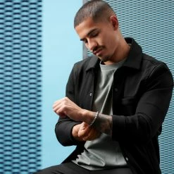 Lucleon Amager | 6mm Silver-Tone Stainless Steel Rope Chain Bracelet -MEN'S BRACELETS Sales Store rst acpa collectionpage gold 23157 silver 23153 black 23161 bjarkejohansen 1 2