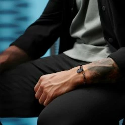 Lucleon Amager | Gunmetal Stainless Steel Curb & Cable Chain Smiley Bracelet 9 Lucleon Amager | Gunmetal Stainless Steel Curb & Cable Chain Smiley Bracelet -MEN'S BRACELETS Sales Store rst acpa collectionpage gold23129 silver23125 black23133 bjarkejohansen 2 2 3