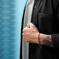 Lucleon Amager | Rainbow Stainless Steel Figaro Chain Bracelet -MEN'S BRACELETS Sales Store rst acpa collectionpage rainbow 23181 bjarkejohansen 1