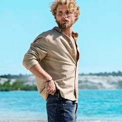 Waykins Atlantis | Black Nylon Mother-of-Pearl Bracelet -MEN'S BRACELETS Sales Store rst atlantis coll 26225 26299 26245 tobiass 1x1 26