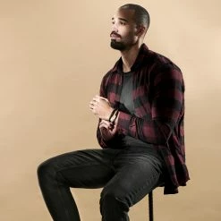 Lucleon Collins | 6mm Black Woven Leather Wrap Bracelet -MEN'S BRACELETS Sales Store rst ll collins bracelets productpage 24628 bjoernvalentine 1