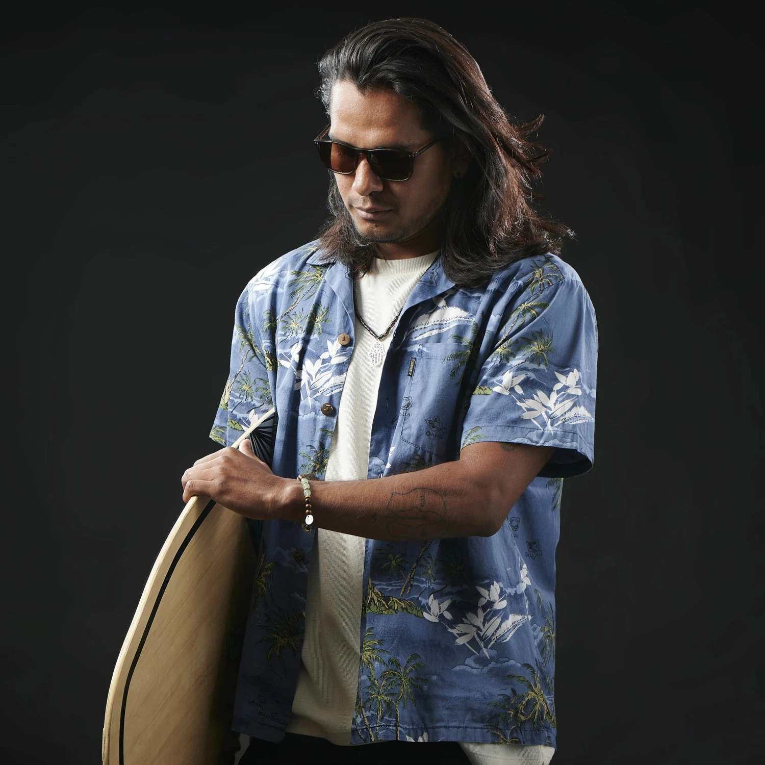 Waykins Wave | Green Aventurine & Wooden Bracelet 5 Waykins Wave | Green Aventurine & Wooden Bracelet - Image 5