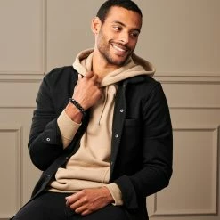 Lucleon 14mm Black Stainless Steel Curb Chain Bracelet -MEN'S BRACELETS Sales Store ste modelpics natahnwilliam 21977 12