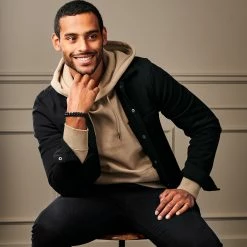 Lucleon 16mm Black Stainless Steel Curb Chain Bracelet -MEN'S BRACELETS Sales Store ste modelpics nathanwilliam 21985 18 16mm