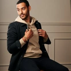 Lucleon 16mm Gold-Tone Stainless Steel Curb Chain Bracelet -MEN'S BRACELETS Sales Store ste modelpics nathanwilliam 22017 16